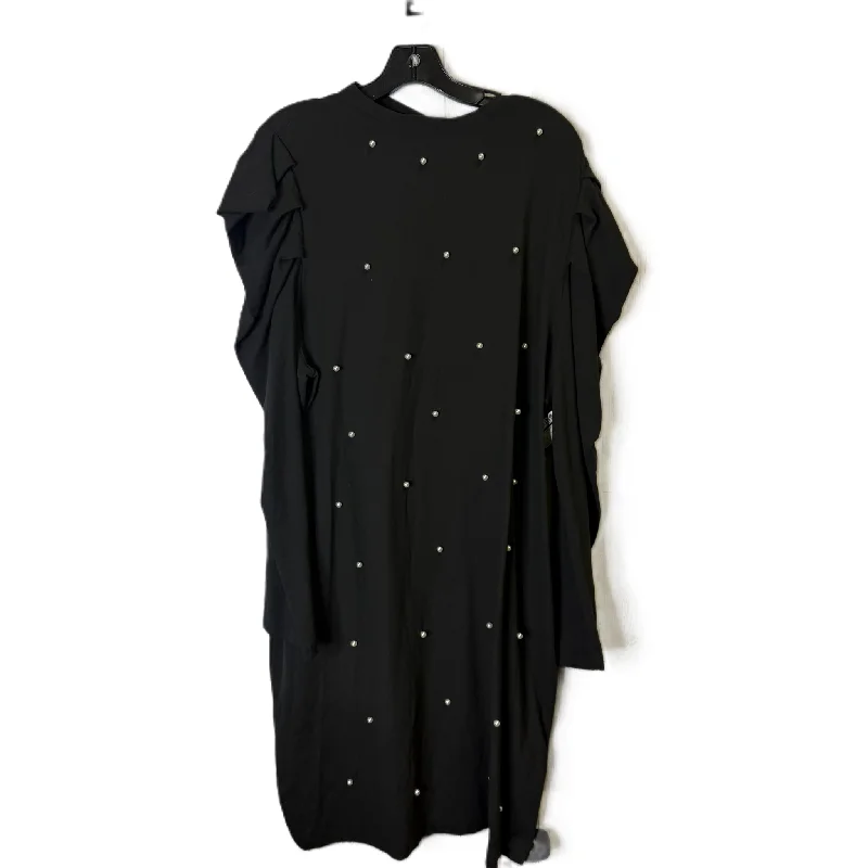 Dress Party Short By Shein In Black, Size: 4x Tunics Fashionable trendy