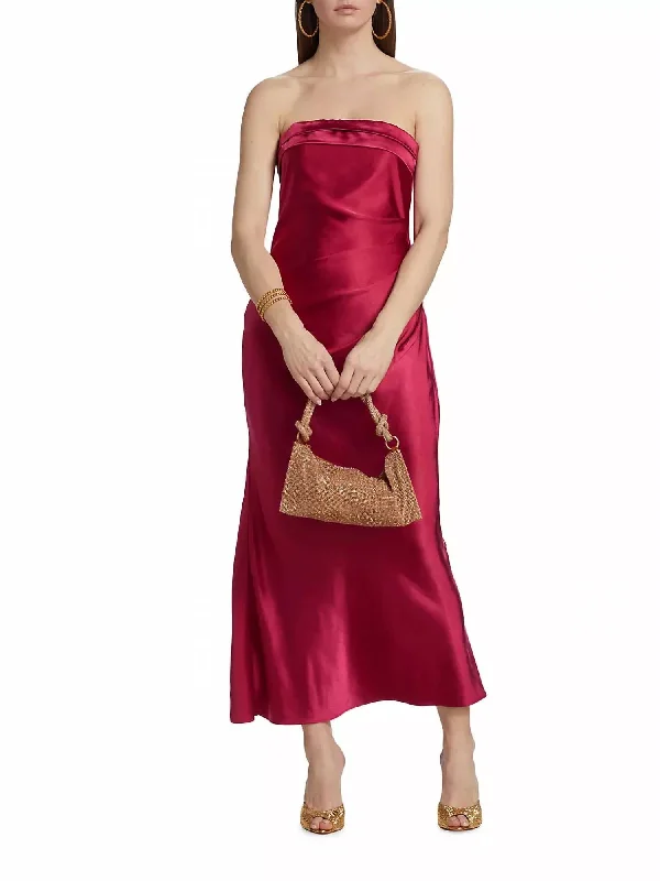 Hollywood Dress In Crimson Tunics Modern contemporary