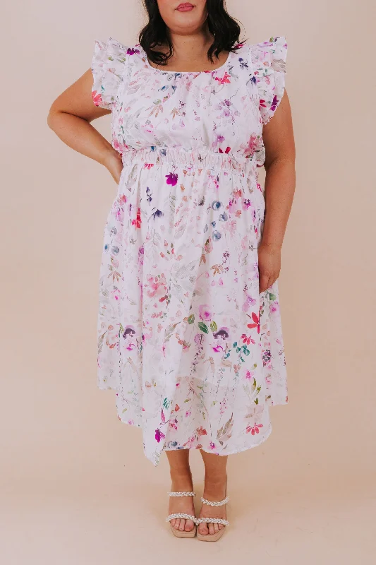 PLUS SIZE - Can't Hurry Love Dress Boatneck Modish Everyday
