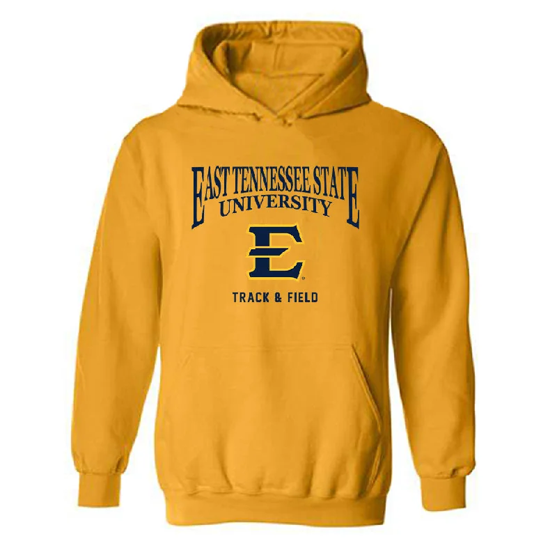East Tennessee State - NCAA Women's Track & Field : Allison Shingleton - Classic Shersey Hooded Sweatshirt Hoodie with Typography Text Message East Tennessee State - NCAA Women's Track & Field : Allison Shingleton - Classic Shersey Hooded Sweatshirt Hoodie with Typography Text Message