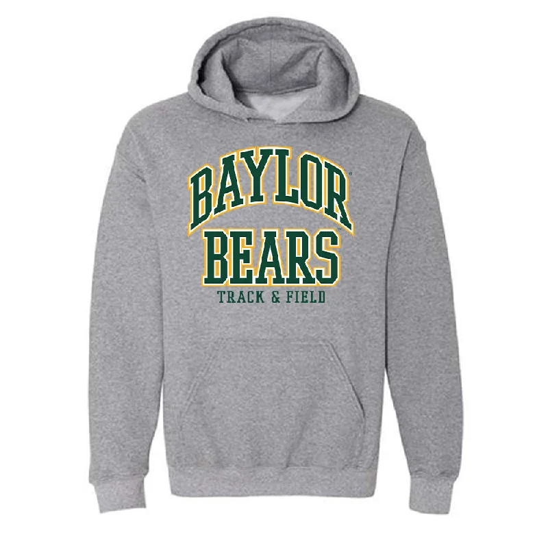 Baylor - NCAA Women's Track & Field : Mariah Ayers - Classic Shersey Hooded Sweatshirt Hoodie with Zipper Placket Modern Functional Baylor - NCAA Women's Track & Field : Mariah Ayers - Classic Shersey Hooded Sweatshirt Hoodie with Zipper Placket Modern Functional