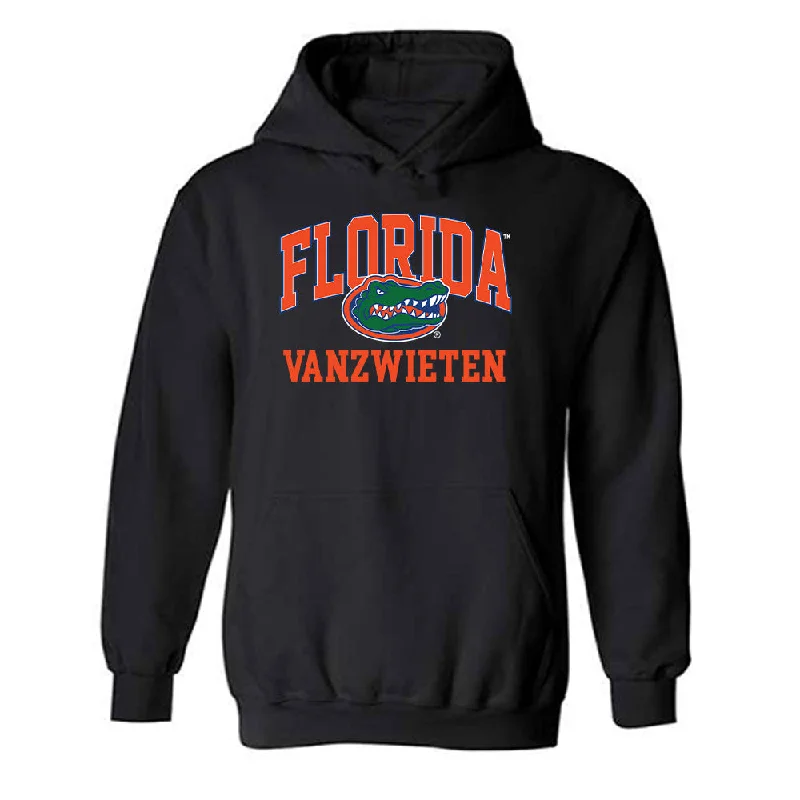 Florida - NCAA Women's Track & Field : Evelyn VanZwieten - Classic Fashion Shersey Hooded Sweatshirt Hoodie with Turtle Neck Cozy Winter Florida - NCAA Women's Track & Field : Evelyn VanZwieten - Classic Fashion Shersey Hooded Sweatshirt Hoodie with Turtle Neck Cozy Winter