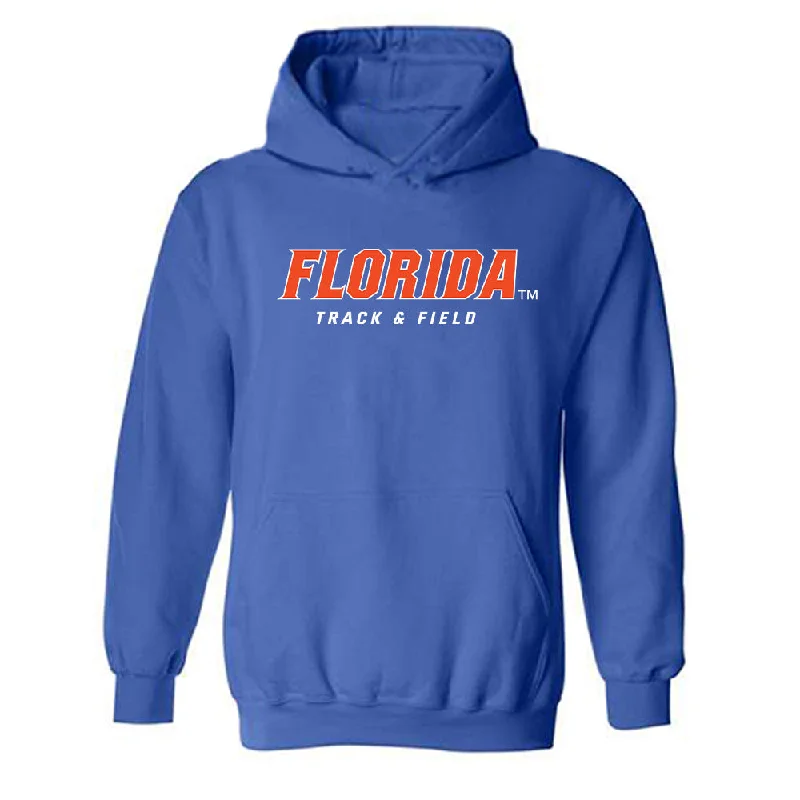 Florida - NCAA Women's Track & Field : Evelyn VanZwieten - Replica Shersey Hooded Sweatshirt Hoodie with High Neck Warm Protective Florida - NCAA Women's Track & Field : Evelyn VanZwieten - Replica Shersey Hooded Sweatshirt Hoodie with High Neck Warm Protective