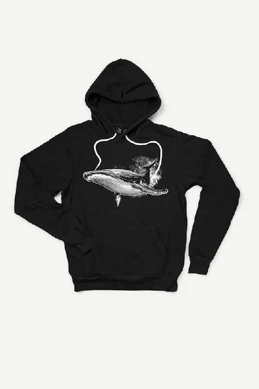 Humpback Whale Hoodie (Unisex) Hoodie Dress Longline Feminine
