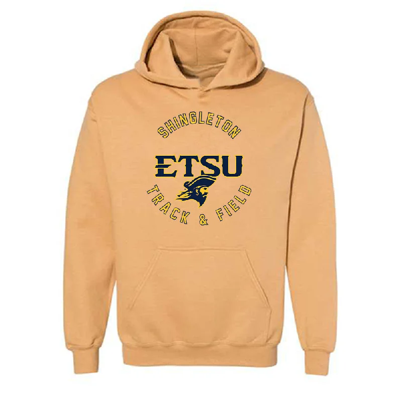 East Tennessee State - NCAA Women's Track & Field : Allison Shingleton - Classic Fashion Shersey Hooded Sweatshirt Hoodie with Applique Textured Unique East Tennessee State - NCAA Women's Track & Field : Allison Shingleton - Classic Fashion Shersey Hooded Sweatshirt Hoodie with Applique Textured Unique