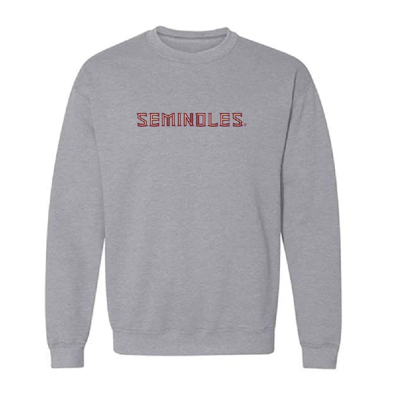 FSU - NCAA Women's Track & Field : Zee Curtis - Fashion Shersey Crewneck Sweatshirt Hoodie with Distressed Vintage Worn FSU - NCAA Women's Track & Field : Zee Curtis - Fashion Shersey Crewneck Sweatshirt Hoodie with Distressed Vintage Worn