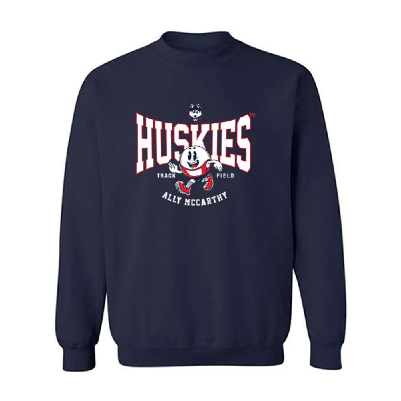 UConn - NCAA Women's Track & Field : Ally McCarthy - Fashion Shersey Crewneck Sweatshirt Hoodie with Earth Tones Natural Calm