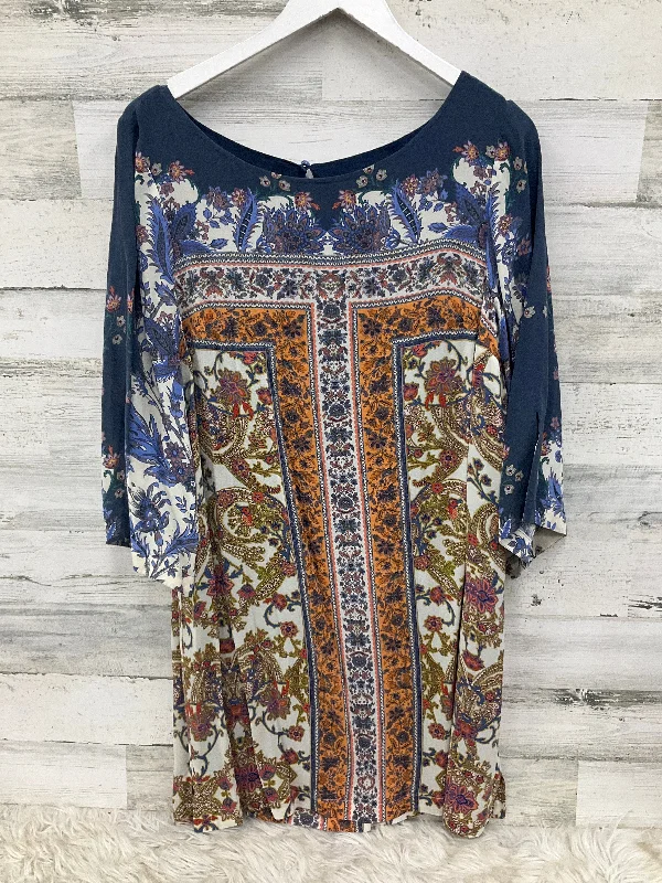 Dress Casual Midi By Maeve In Blue, Size: Xl Tunics Evening elegant