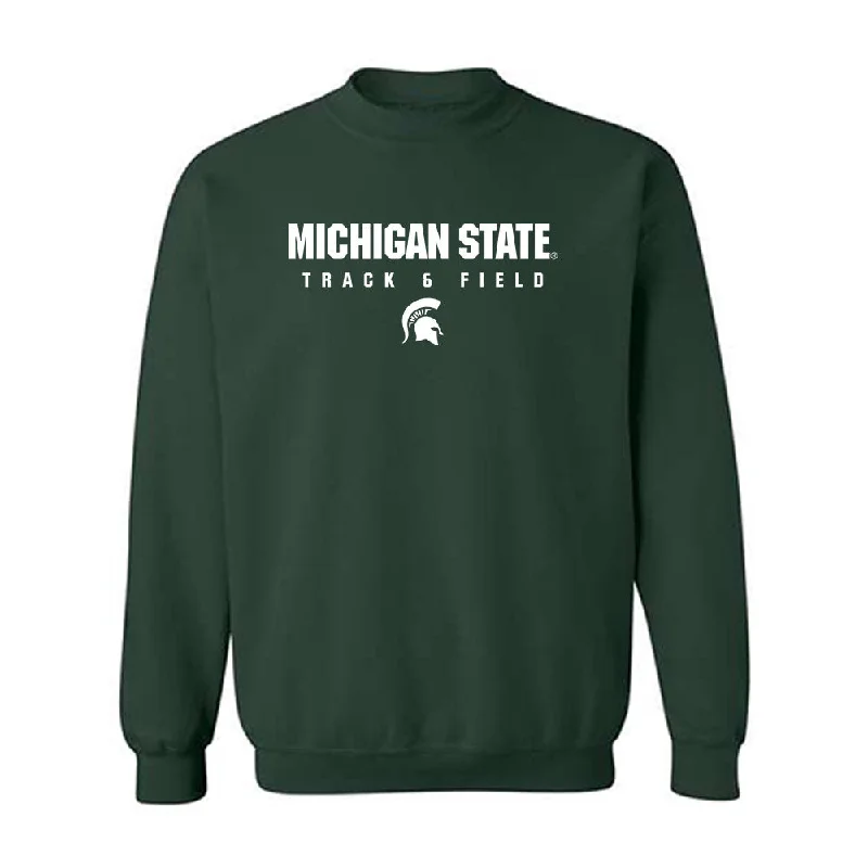 Michigan State - NCAA Women's Track & Field : Maley Roberts - Classic Shersey Crewneck Sweatshirt Hoodie with Fur Luxurious Winter Michigan State - NCAA Women's Track & Field : Maley Roberts - Classic Shersey Crewneck Sweatshirt Hoodie with Fur Luxurious Winter