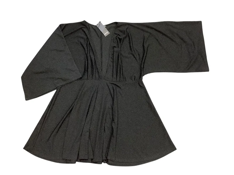 Dress Party Short By Nasty Gal In Black, Size: 3x Tunics Exclusive limited