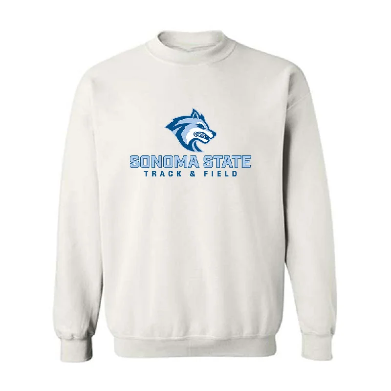 SSU - NCAA Women's Track & Field : Ariyah Ford - Classic Shersey Crewneck Sweatshirt Hoodie with Front Slit Layering Stylish SSU - NCAA Women's Track & Field : Ariyah Ford - Classic Shersey Crewneck Sweatshirt Hoodie with Front Slit Layering Stylish