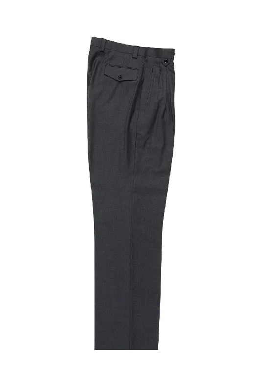 Gray Wide Leg Wool Dress Pant Chic Black Leggings