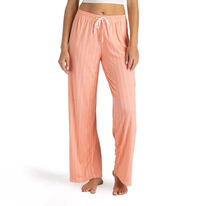 Hello Mello Lounge Pants- Beach Bum Elegant High-Waist Pants