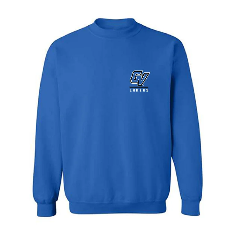 Grand Valley - NCAA Women's Track & Field : Klaudia OMalley - Classic Shersey Crewneck Sweatshirt Hoodie with Hem Fringe Bohemian Relaxed Grand Valley - NCAA Women's Track & Field : Klaudia OMalley - Classic Shersey Crewneck Sweatshirt Hoodie with Hem Fringe Bohemian Relaxed