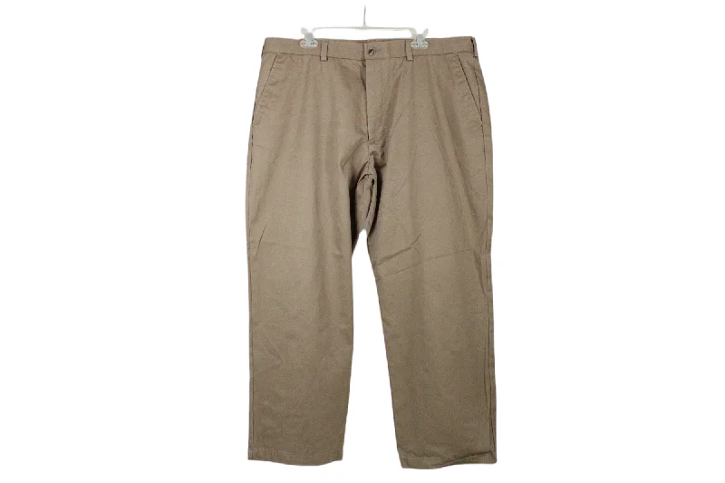 George Brown Pants | 42X30 Comfy High-Waist Jeans