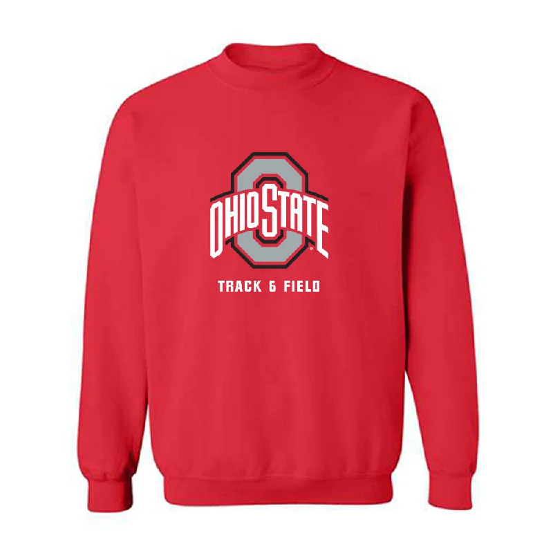 Ohio State - NCAA Women's Track & Field : Adylin Armstrong - Classic Shersey Crewneck Sweatshirt Hoodie with Applique Textured Unique Ohio State - NCAA Women's Track & Field : Adylin Armstrong - Classic Shersey Crewneck Sweatshirt Hoodie with Applique Textured Unique