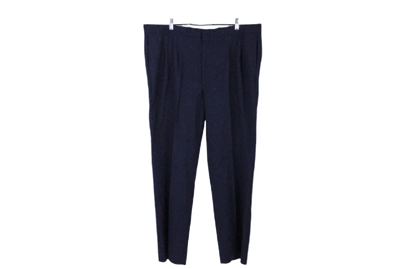 W.F. Farah Blue Dress Pants | 42X30 Classic Stretch Pants
