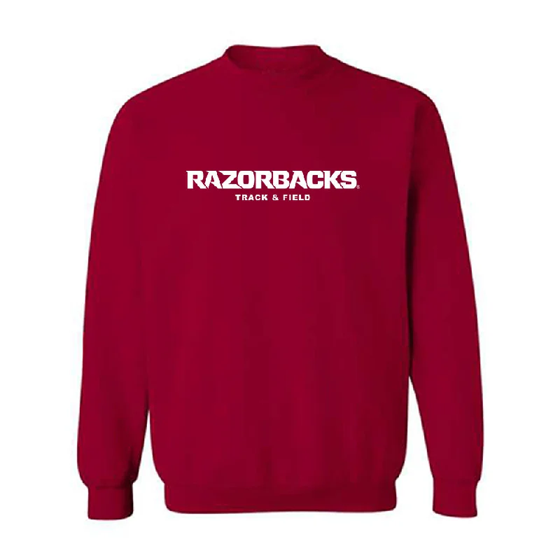 Arkansas - NCAA Women's Track & Field : Rae-Anne Serville - Classic Shersey Crewneck Sweatshirt Hoodie with Pattern Geometric Abstract Arkansas - NCAA Women's Track & Field : Rae-Anne Serville - Classic Shersey Crewneck Sweatshirt Hoodie with Pattern Geometric Abstract