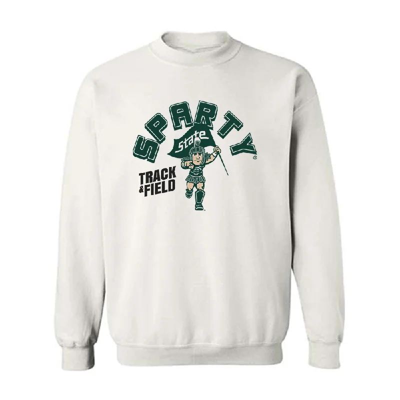 Michigan State - NCAA Women's Track & Field : Maley Roberts - Sports Shersey Crewneck Sweatshirt Hoodie with Sequins Glamorous Eye-catching Michigan State - NCAA Women's Track & Field : Maley Roberts - Sports Shersey Crewneck Sweatshirt Hoodie with Sequins Glamorous Eye-catching