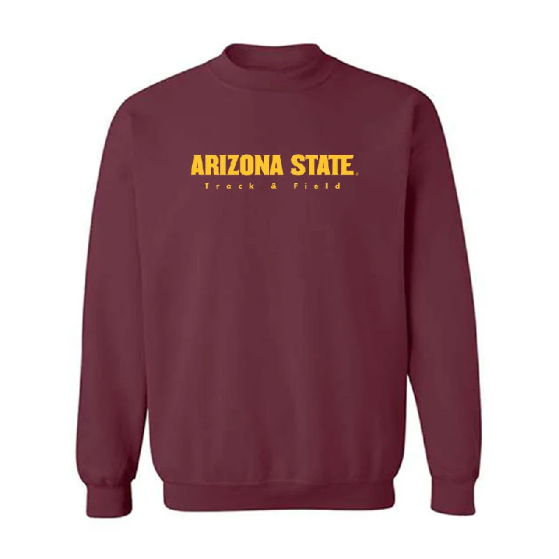 Arizona State - NCAA Women's Track & Field : Alexia Schofield - Classic Shersey Crewneck Sweatshirt Hoodie with Ribbed Cuffs Snug Fit Comfort Arizona State - NCAA Women's Track & Field : Alexia Schofield - Classic Shersey Crewneck Sweatshirt Hoodie with Ribbed Cuffs Snug Fit Comfort