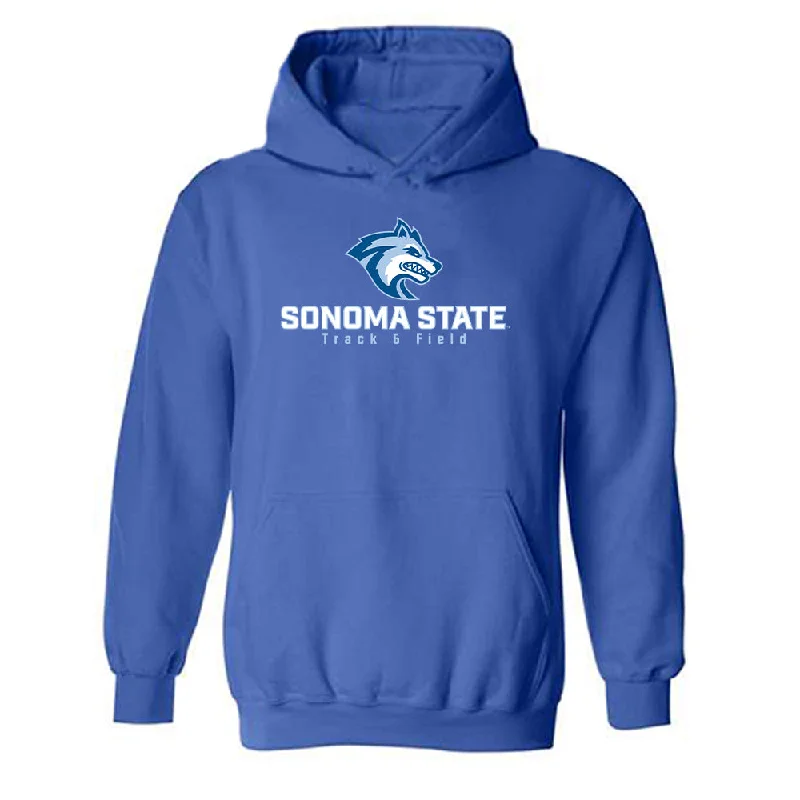 SSU - NCAA Women's Track & Field : Ava Ferreira - Generic Shersey Hooded Sweatshirt Hoodie with Hem Raw Edge Edgy Unfinished SSU - NCAA Women's Track & Field : Ava Ferreira - Generic Shersey Hooded Sweatshirt Hoodie with Hem Raw Edge Edgy Unfinished