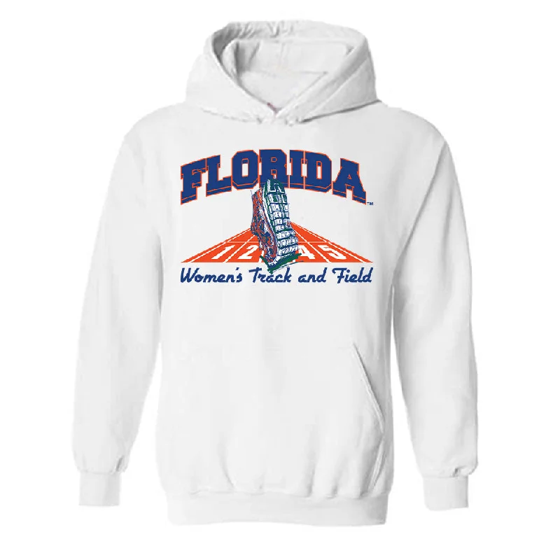 Florida - NCAA Women's Track & Field : Evelyn VanZwieten - Hooded Sweatshirt Hoodie with Side Slits Relaxed Casual Florida - NCAA Women's Track & Field : Evelyn VanZwieten - Hooded Sweatshirt Hoodie with Side Slits Relaxed Casual