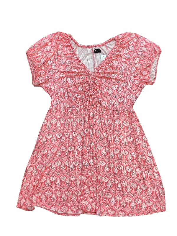 Dress Casual Short By Lane Bryant In Coral, Size: 3x Tunics Modern contemporary