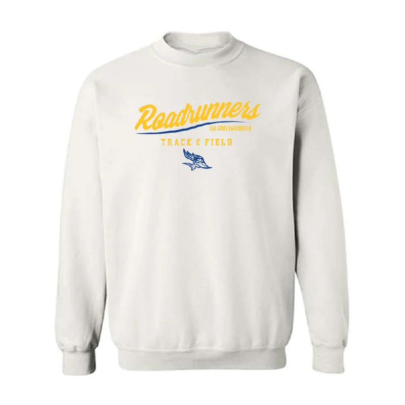 CSU Bakersfield - NCAA Women's Track & Field : Ivy Miller - Classic Shersey Crewneck Sweatshirt Hoodie with Lace Feminine Delicate CSU Bakersfield - NCAA Women's Track & Field : Ivy Miller - Classic Shersey Crewneck Sweatshirt Hoodie with Lace Feminine Delicate