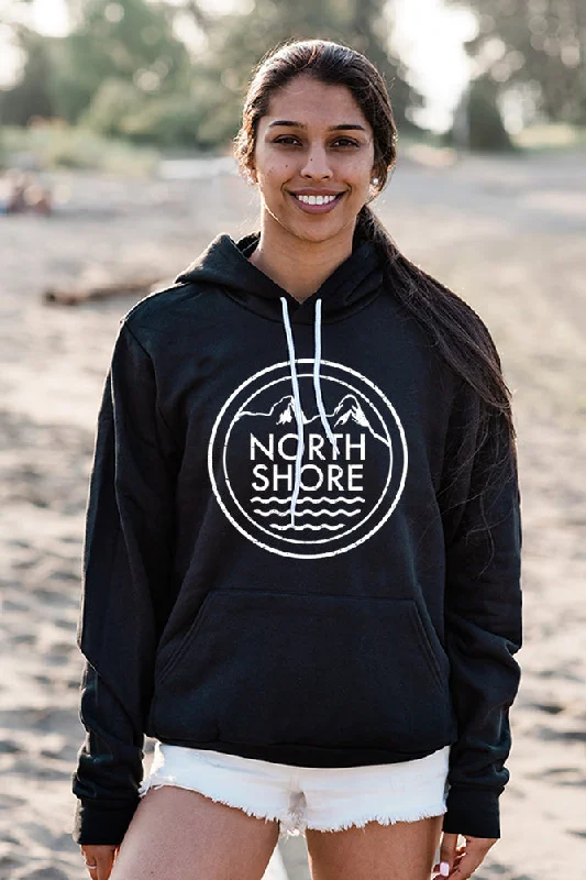 North Shore Rescue Hoodie (Unisex) Hoodie with Bell Sleeves Flared Feminine