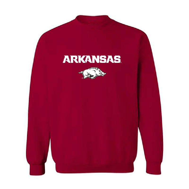 Arkansas - NCAA Women's Track & Field : Rae-Anne Serville - Classic Shersey Crewneck Sweatshirt Hoodie with Rhinestones Sparkly Elegant Arkansas - NCAA Women's Track & Field : Rae-Anne Serville - Classic Shersey Crewneck Sweatshirt Hoodie with Rhinestones Sparkly Elegant