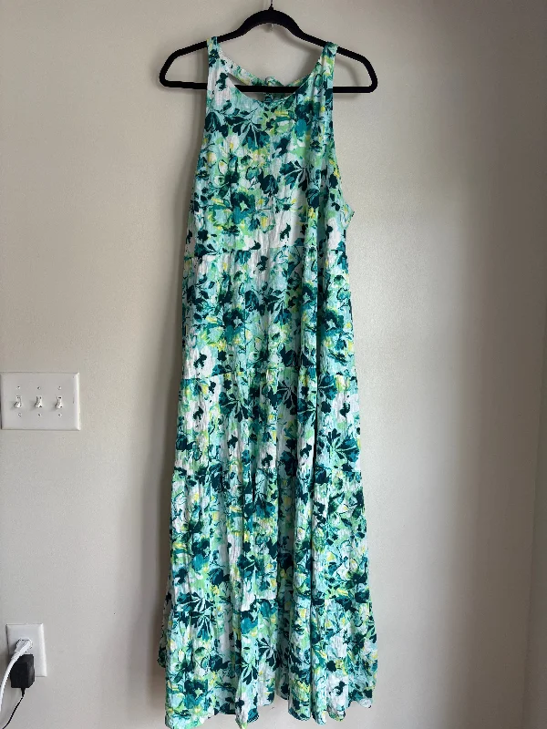 Dress Casual Maxi By Torrid In Green, Size: 2x Tunics New arrival