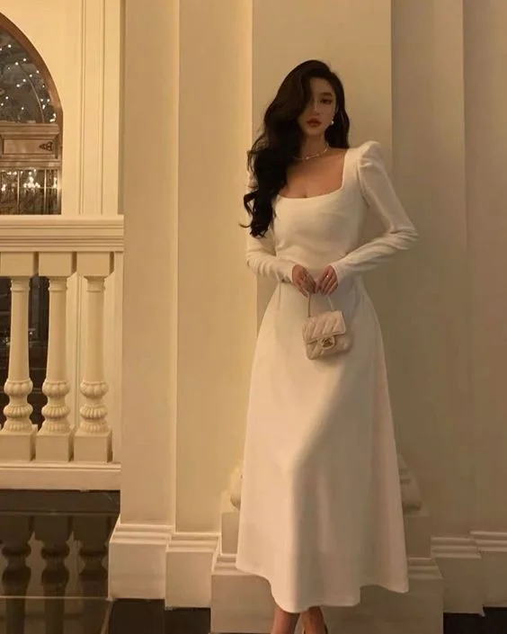Ivory Long Sleeves Prom Dresses Party Dress cc1214 Tunics Review highly