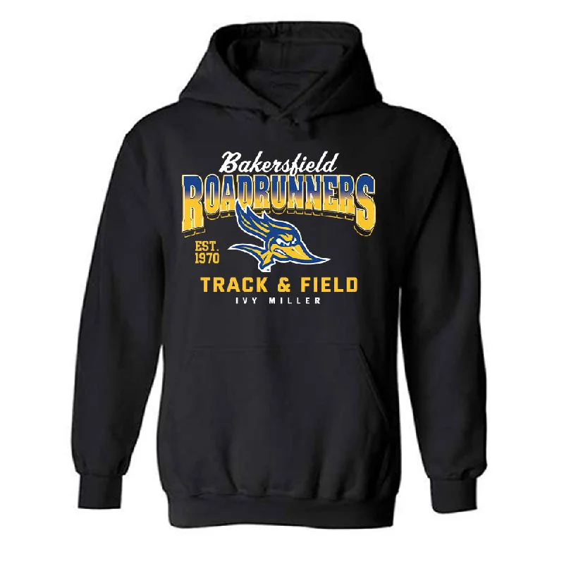 CSU Bakersfield - NCAA Women's Track & Field : Ivy Miller - Classic Fashion Shersey Hooded Sweatshirt Hoodie with Relaxed Fit Easy Casual CSU Bakersfield - NCAA Women's Track & Field : Ivy Miller - Classic Fashion Shersey Hooded Sweatshirt Hoodie with Relaxed Fit Easy Casual