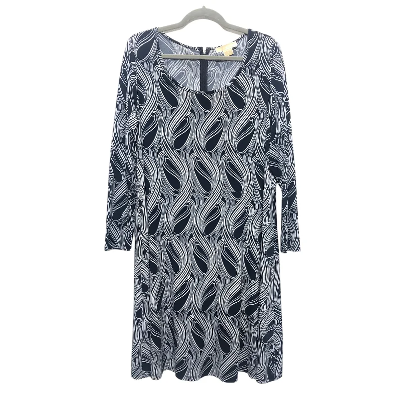 Dress Casual Short By Michael By Michael Kors In Navy, Size:1X Tunics Canvas sturdy