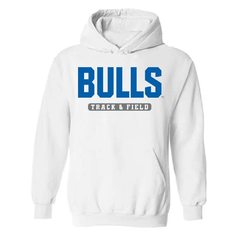Buffalo - NCAA Women's Track & Field : Sina Ehrhardt - Hooded Sweatshirt Hoodie with Slim Fit Tailored Modern Buffalo - NCAA Women's Track & Field : Sina Ehrhardt - Hooded Sweatshirt Hoodie with Slim Fit Tailored Modern