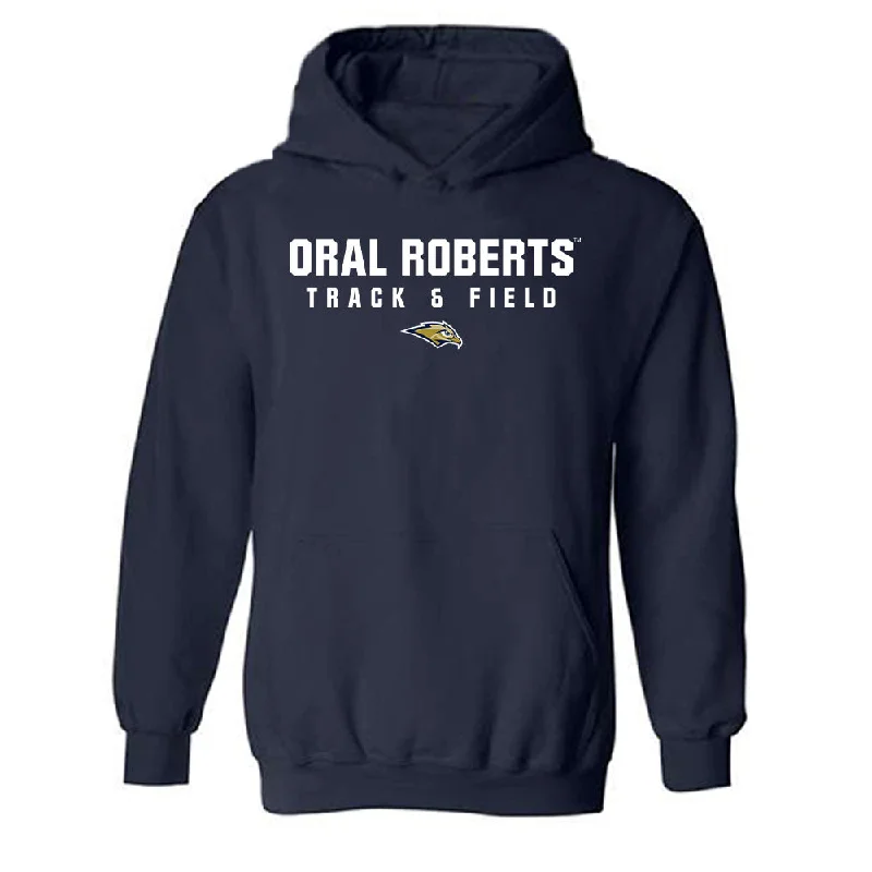 Oral Roberts - NCAA Women's Track & Field : Raeann Charo - Classic Shersey Hooded Sweatshirt Cotton Hoodie Fleece Lining Warmth Oral Roberts - NCAA Women's Track & Field : Raeann Charo - Classic Shersey Hooded Sweatshirt Cotton Hoodie Fleece Lining Warmth