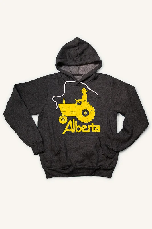 Alberta Tractor Hoodie (Unisex) Hoodie with Oversized Fit Loose Comfortable