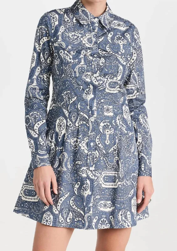 Karmi Dress In Washed Indigo Multi Tunics Practical durable