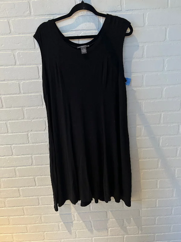 Dress Casual Short By Chelsea And Theodore In Black, Size: 1x Tunics Vintage classic Dress Casual Short By Chelsea And Theodore In Black, Size: 1x Tunics Vintage classic