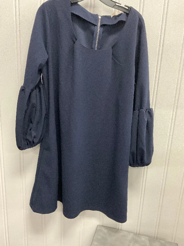 Dress Casual Short By Clothes Mentor In Navy, Size: 1x Tunics Chinos classic