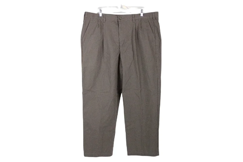 Basic Editions Brown Dress Pants | 42X30 Formal Slim Pants