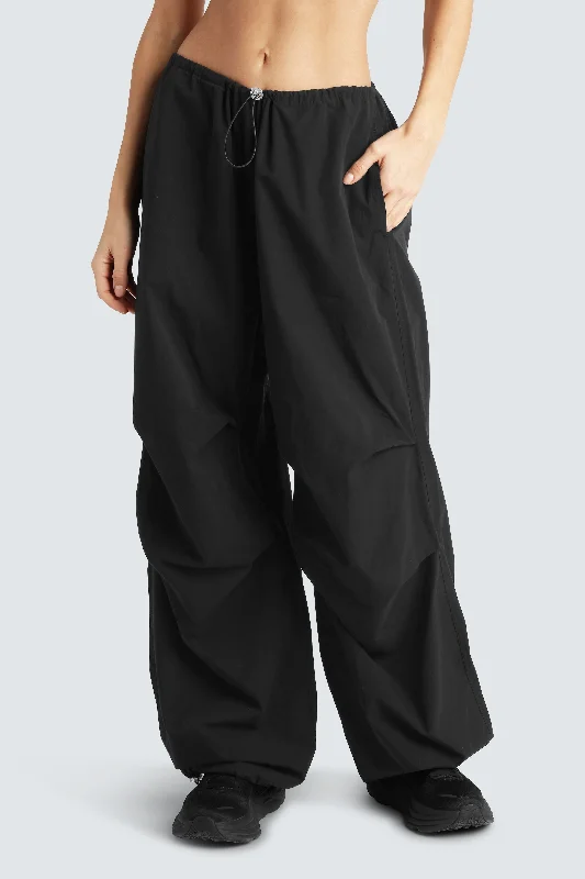 PARACHUTE1 PANTS POPLIN Trendy Wide-Legged Trousers