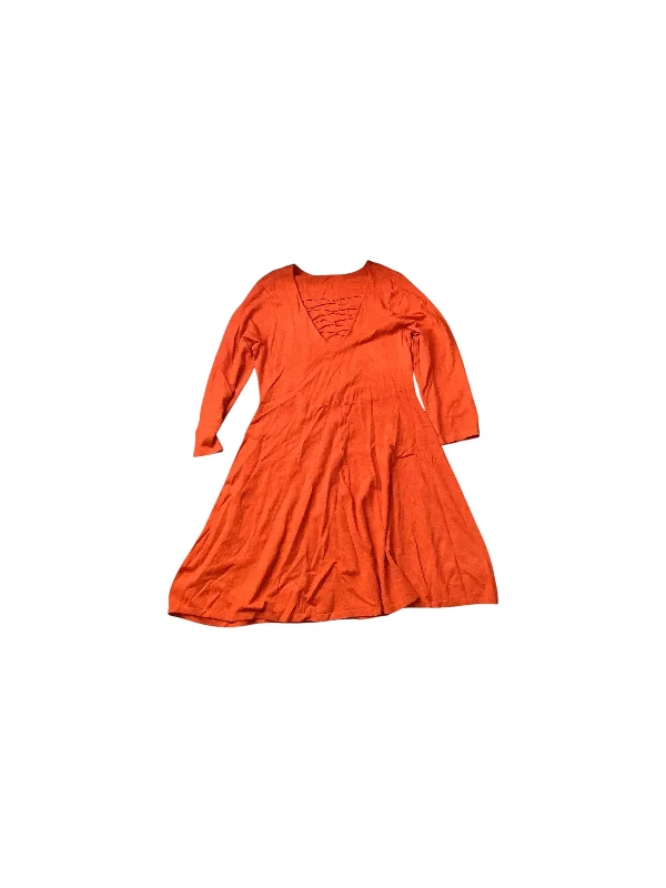 Dress Casual Midi By Torrid In Orange, Size: 2x Tunics Top rated