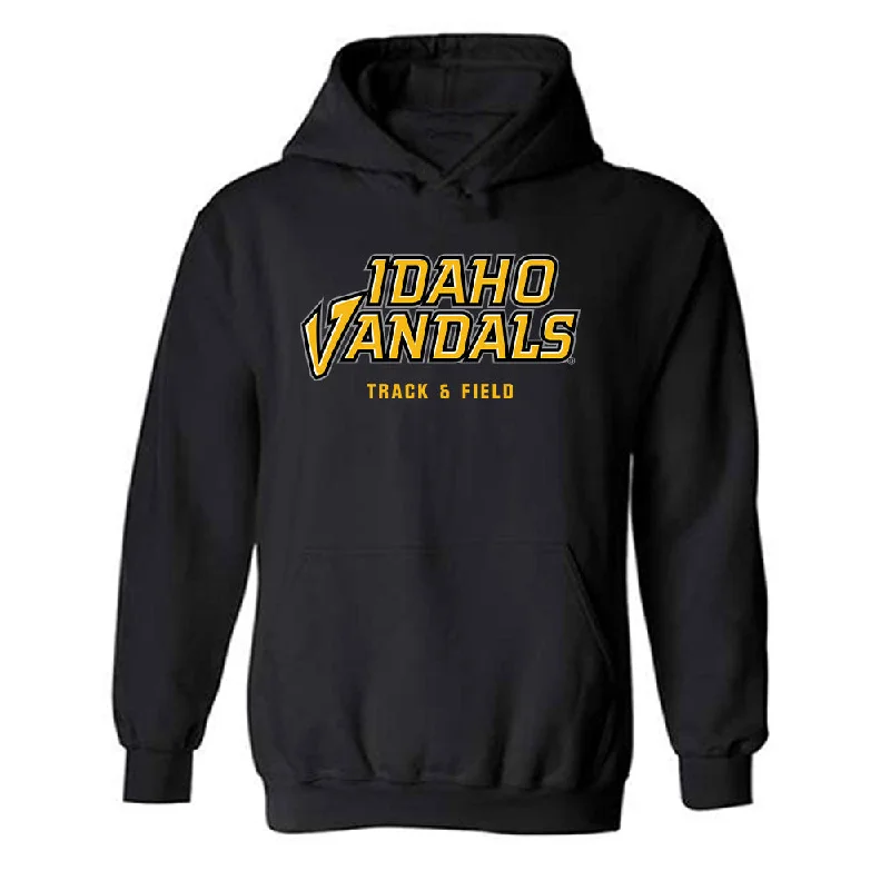 Idaho - NCAA Women's Track & Field : Beatriz Marciano - Hooded Sweatshirt Hoodie with Set-In Sleeves Structured Classic Idaho - NCAA Women's Track & Field : Beatriz Marciano - Hooded Sweatshirt Hoodie with Set-In Sleeves Structured Classic