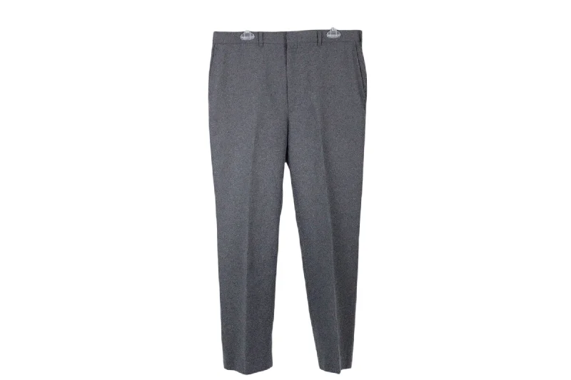 Reed St. James Gray Dress Pants | 36X30 Formal Linen Trousers