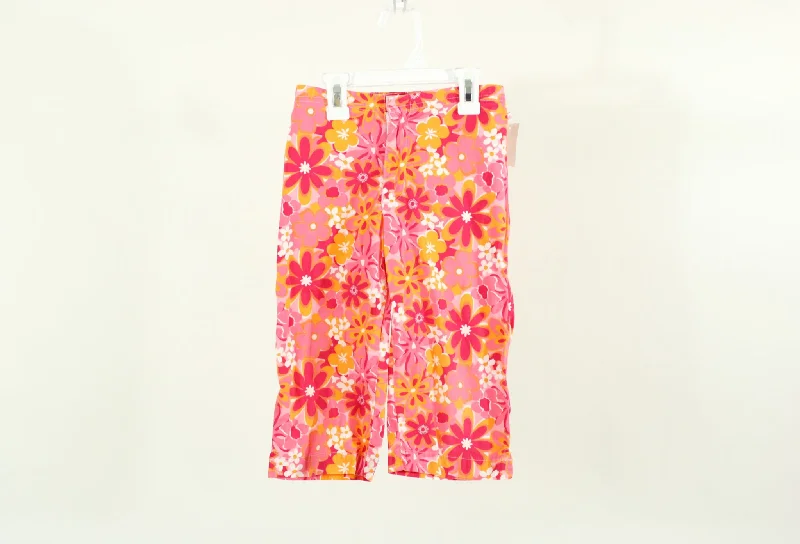 Osh Kosh Pink Floral 70's Style Pants | Size 6 Elegant Trouser Pants