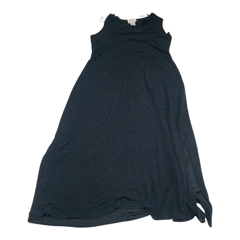 Dress Party Long By Kathryn Deene In Black, Size: 1x Square Neckline Feminine