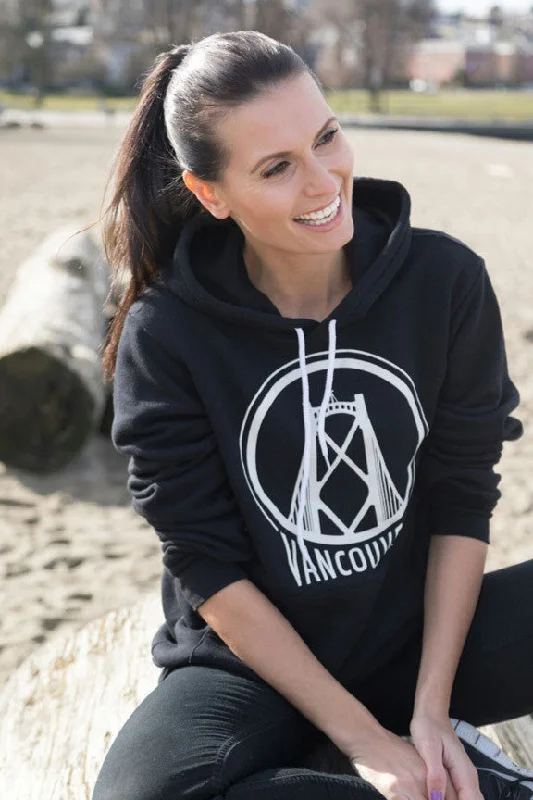 Vancouver Lions Gate Hoodie (Unisex) Hoodie with Velcro Closure Adjustable Secure