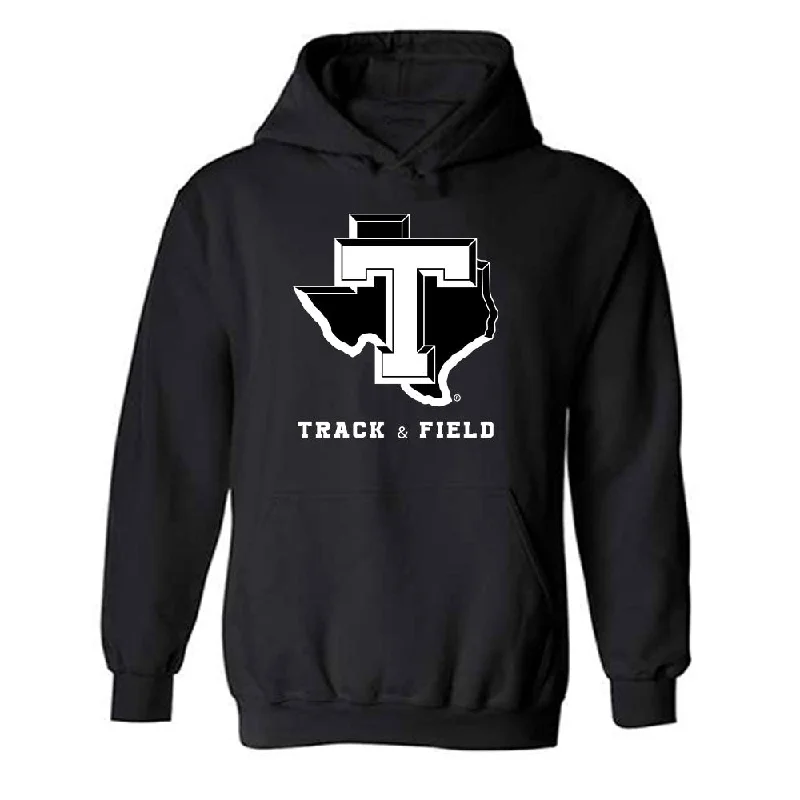 Tarleton State - NCAA Women's Track & Field : Hanna Dudley - Classic Shersey Hooded Sweatshirt Hoodie with Zipper Placket Modern Functional Tarleton State - NCAA Women's Track & Field : Hanna Dudley - Classic Shersey Hooded Sweatshirt Hoodie with Zipper Placket Modern Functional