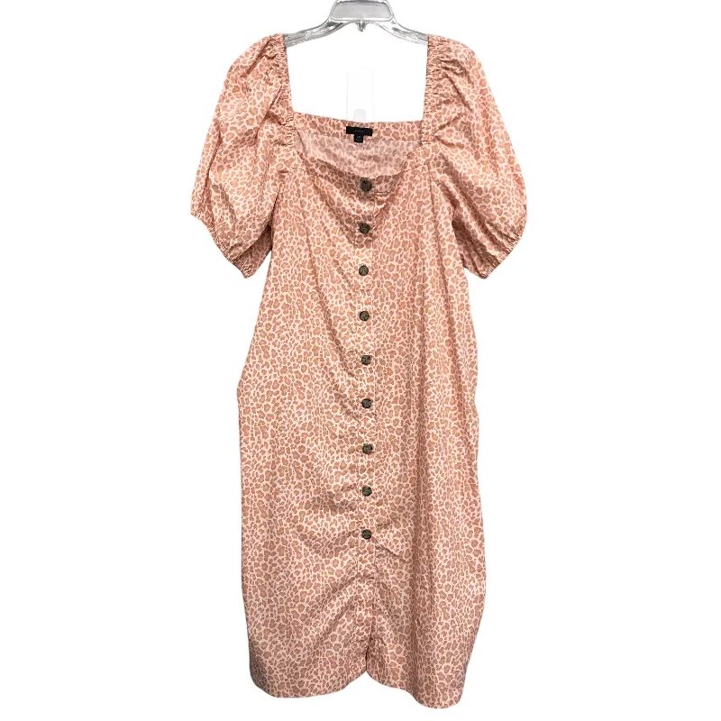 Dress Casual Midi By J. Crew In Animal Print, Size:2X Tunics Velvet soft